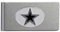 Siskiyou NFL Sports Herren Geldklammer Dallas Cowboys gebürstetes Metall, Einheitsgröße, Teamfarben