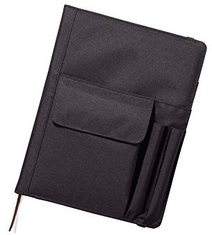 LIHIT LAB. Smart Fit Notebook Cover B5, 21,6 x 26,7 cm, Schwarz (N1627-24)