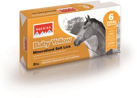Rockies Baby Yellow Mineral Salt Lick - 2 kg x 2