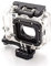 vhbw Custodia protettiva compatibile con GoPro HD Hero 3 3 + Plus Black Edition action cam - custodia skeleton con clip a sgancio rapido trasparente