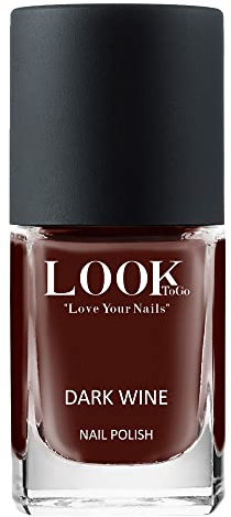 Look To Go • veganer Nagellack • DARK WINE • 21-free & PETA approved • Made in Germany • 12ml
