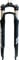 SR Suntour NRX-E RL-R LITE 700c Suspension Fork Black, 63mm Travel, Remote Lockout
