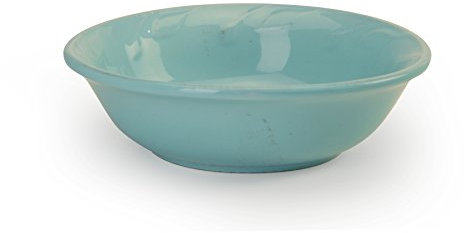 Signature Housewares 70744 Sorrento Collection Set of 4 Cereal Bowls, 7-Inch 16 Ounce, Aqua, Stoneware