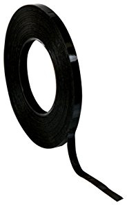 Chartpak Graphic Art Tape, 1/8 W x 324 L Zoll, schwarz glänzend, 1 Rolle (BG1251)