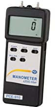 PCE Instruments Manómetro digital portátil medidor de presión para aire y liquidos PCE-910
