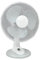 Home & Office Electric 12 3 Speed Electric Oscillating Worktop Desk Table Air Cooling Fan (White)