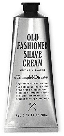 Triumph & Disaster | Old Fashioned Shave Cream Tube | Shaving Lotion for Sensitive Skin - Alcohol Free, 3.04 fl oz (90+ shaves)
