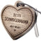 schenkYOU Premium Schlüsselanhänger aus Echtholz vorgraviert - personalisierte Geschenkidee für Muttertag - Gravur „Beste Schwiegermama der Welt!„
