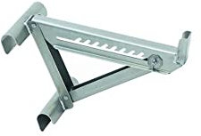 Qual-Craft 2420 Two-Rung Short Body Ladder Jack, Silver