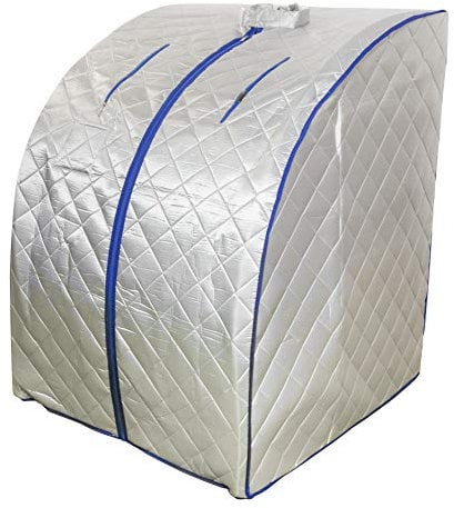 Portable Infrarotsauna XL Deluxe, 1000 Watt - Faltbare, zusammenlegbare, Portable Infrarotsauna