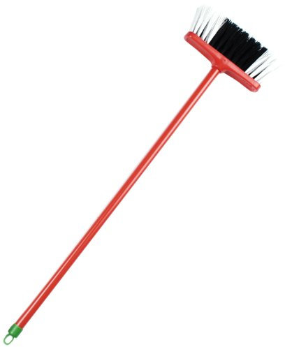 Theo Klein 6621 Scopa I Scopa per bambini con manico resistente e setole robuste in plastica I Dimensioni- 18 cm x 4,5 cm x 61 cm I Giocattoli per bambini dai 3 anni in su