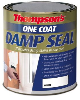 One Coat Damp Seal 250 ml - RSLTOCDS250 | Thompson's Damp Seal Paint | Size: 250ml | High-performance seal for damp, water and household stains | Micro-porous formu