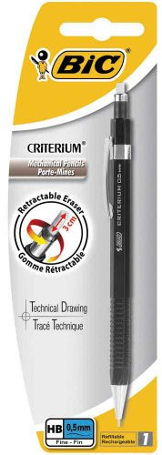 Bic - Criterium - Blister de Porte-mine Rechargeable - 0,5 mm