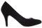 Andres Machado - Elegante Pumps aus Nubukleder in Schwarz. Gr. 43