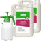 Envira Motten Abwehrspray 2 x 2 Liter + 2 Liter Drucksprüher - Spray mit Langzeitwirkung gegen Motten, Kleidermotten & Lebensmittelmotten - Mottenschutz für Kleiderschrank - Mittel gegen Motten