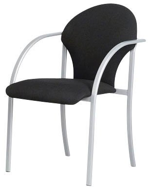 NOWY STYL VISA ALU EF-019 Besucherstuhl Visa schwarz