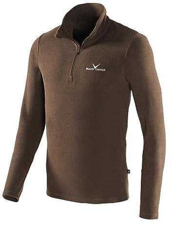 Black Crevice Herren Fleece Skirolli, braun, M