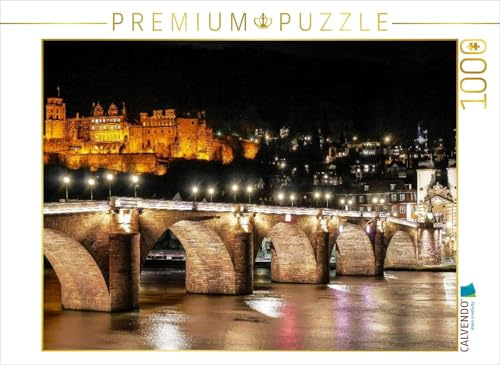 CALVENDO Puzzle Heidelberg - Schloss und Alte Brücke | 1000 Teile Lege-Größe 64 x 48 cm Foto-Puzzle für glückliche Stunden