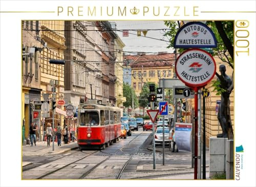 CALVENDO Puzzle Straßenbahn | 1000 Teile Lege-Größe 64 x 48 cm Foto-Puzzle für glückliche Stunden