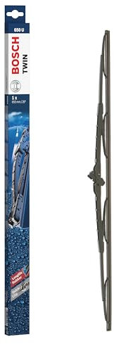 Bosch Scheibenwischer Twin650U, Länge: 650mm – einzelner Scheibenwischer für Frontscheibe