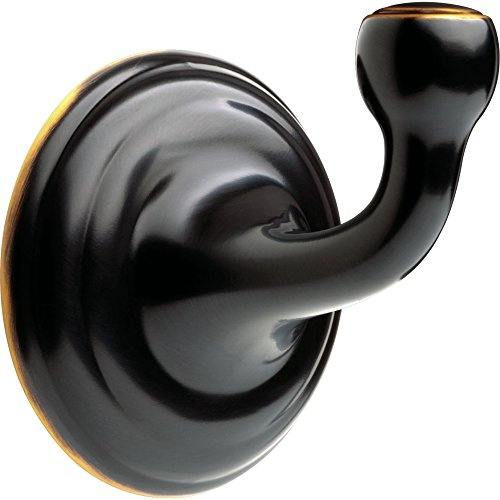 Delta Single Towel Hook for Bathroom or Kitchen| Oil Rubbed Bronze | Windemere Accessories