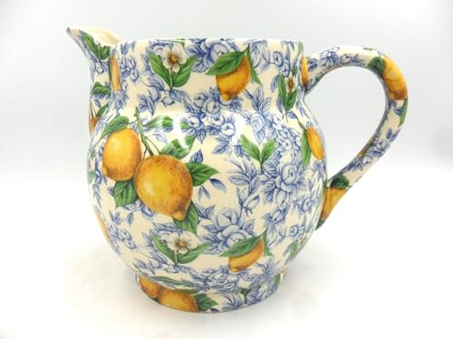 Extra Large Earthenware Dutch Jug in Olde England Design by Heron Cross Pottery.
