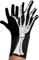 Amscan 841438-55 Kostümzubehör Handschuhe Skelett 3D Einheitsgröße, Unisex – Erwachsene, Cartoon, schwarz-weiß