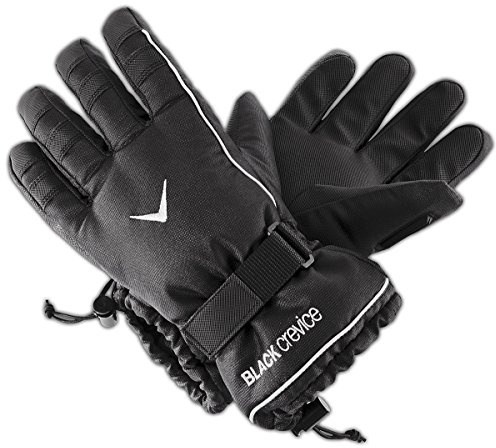 Black Crevice Skihandschuhe mit Microfleece, Farbe schwarz, BCR077234