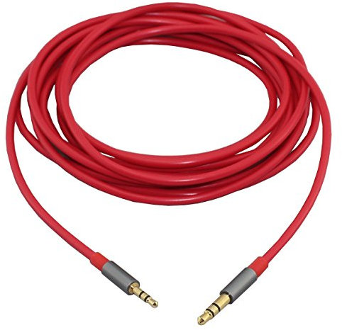 2.5mm Male to 3.5mm Male Stereo Audio Cable Aux Cable - 9.8 Feet (1.5 Meters)