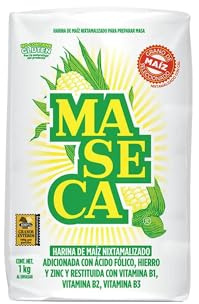 MASECA Masa Harina Corn Flour, Gluten-Free, No Preservatives, 1kg | No cholesterol, no trans fat, Mexican origin, for tortillas, gorditas, corn cakes, quesadillas