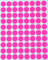 Farbcodierung Etiketten Neon Pink 13mm runde Aufkleber – 1,3 cm Klebepunkte 1200 Stück von Royal Green
