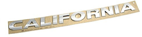 VW T5 / T6 California Schriftzug hinten Original Emblem Chrom Heckklappe