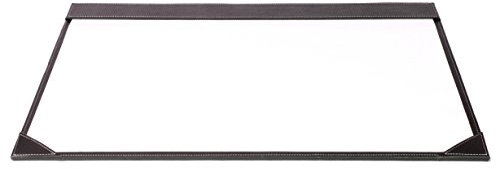 OSCO BPUDM1 Luxus Faux Leder, Schreibtischzubehör und Ablage, braun