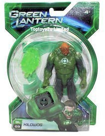 Green Lantern DC Kilowog Film Figur 10,2 cm Power Ring Gl 03