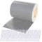 Plantiflex Sichtschutz Rolle 35m Blickdicht PVC Zaunfolie Windschutz für Doppelstabmatten Zaun (Grau)