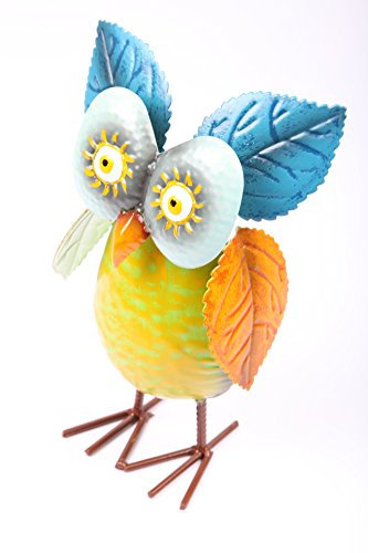 point-garden Gartenfigur aus Metall Dekofigur Eule