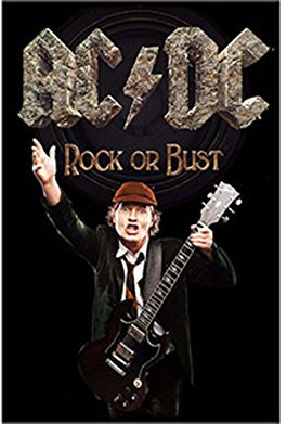 AC/DC Rock or Bust Angus Bandera / Poster Flag