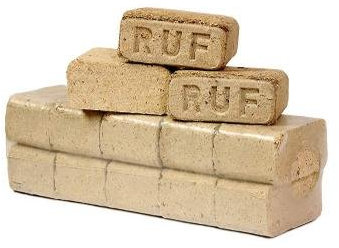 Briquetas de madera RUF 90 kg de abeto de pino/haya en oferta de alta calidad