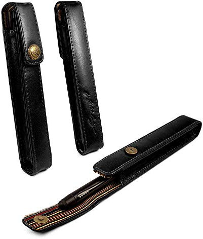 Alston Craig Personalised Vintage leather Executive Pen holder case - (compatible with MontBlanc & Cross Pen)