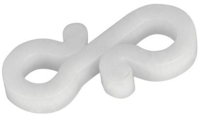 electrosmart 50 x Gutter Hooks - Ideal for Hanging Christmas/Birthday/Anniversary Party Lights on House Garage Guttering etc