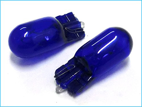 CARALL 2 Pezzi Lampade Alogene 12V Bianche ad Effetto Xenon (T10 W5W 12V 5W)