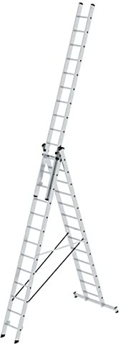 Aluminium Mehrzweckleiter 3-teilig 3 x 13 Sprossen