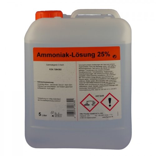 Ammoniaklösung 25% techn. 5 L