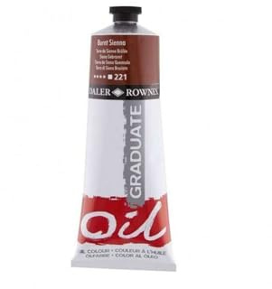 Daler-Rowney Graduate Oil Paint, Aluminium Tube, 6.76oz - 200 ml, Burnt Sienna
