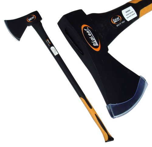 1,25 Kg Axt Lang Äxte Beile Fiberglas Holzspalter Spalthammer Fiberglas Griff