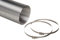 Aluminium Semi Rigid Flexible Ducting Hose 1.5 Metre with 2 x Jubilee Clips for 120mm or 125mm Spigot