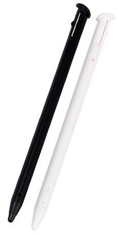 Gazechimp 2pcs Stylet écran Tactile Plastique Stylus pour New Nintendo 3DS Noir
