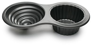 Fox Run Giant Cupcake Pan, Non-Stick Carbon Steel, 8 x 15.5 x 3.25 inches
