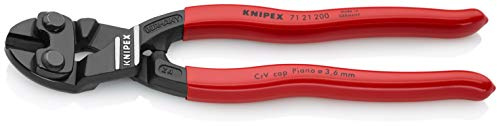 KNIPEX Tools - Cobolt Compact Bolt Cutter, 20 Degree Angled (7121200)
