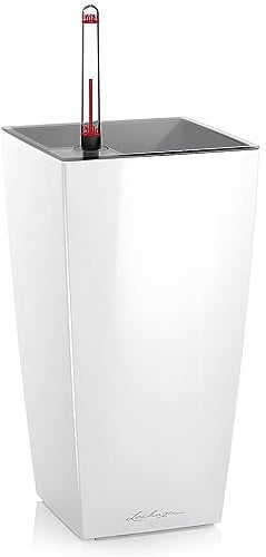 LECHUZA MINI CUBI bianco lucido 18120